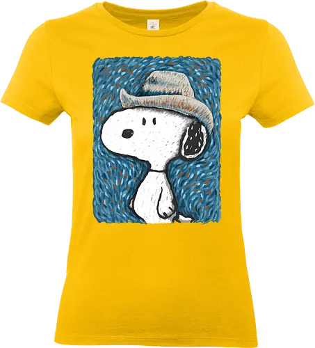 Snoop Van Dogh - cartoons, vincent van gogh, painter, funny - Standard T-Shirt (Women)