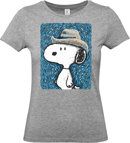 Snoop Van Dogh - cartoons, vincent van gogh, painter, funny - Standard T-Shirt (Women)