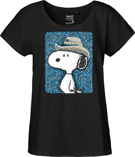 Snoop Van Dogh - cartoons, vincent van gogh, painter, funny - Fairtrade Girl Shirt