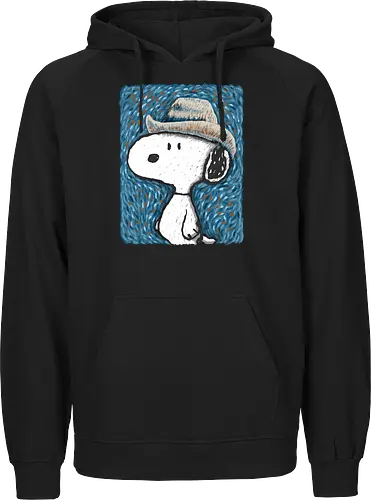 Snoop Van Dogh - cartoons, vincent van gogh, painter, funny - Fairtrade Hoodie