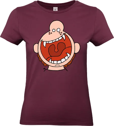 Fütter mich! (3) - comic, comics, comic style, comic stil, monster, halloween, kind, kinder, niedlich, mund, zähme, baby, lätzchen, hunger, füttern - Standard T-Shirt (Women)