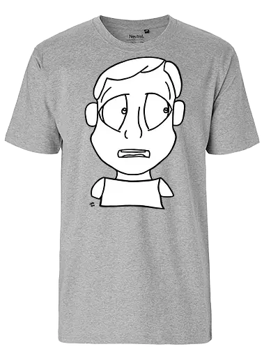 Lost and Concerned (1) - comic, comics, comic style, comic stil, monster, halloween, sad, traurig, traurigkeit, depression, allein, alleine, einsam, trauer, angsthase - Fairtrade T-Shirt