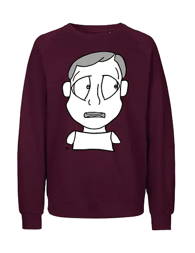 Lost and Concerned (2) - comic, comics, comic style, comic stil, monster, halloween, sad, traurig, traurigkeit, depression, allein, alleine, einsam, trauer, angsthase - Fairtrade Sweatshirt