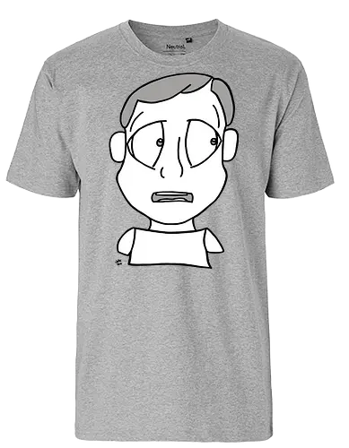 Lost and Concerned (2) - comic, comics, comic style, comic stil, monster, halloween, sad, traurig, traurigkeit, depression, allein, alleine, einsam, trauer, angsthase - Fairtrade T-Shirt
