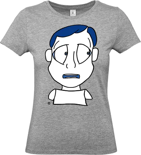 Lost and Concerned (4) - comic, comics, comic style, comic stil, monster, halloween, sad, traurig, traurigkeit, depression, allein, alleine, einsam, trauer, angsthase - Standard T-Shirt (Women)