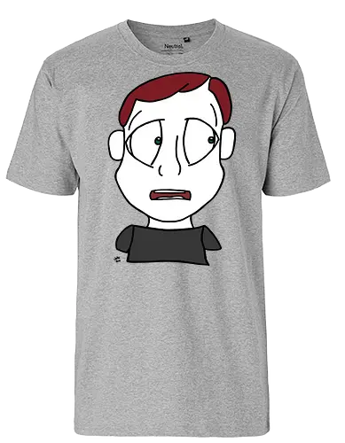 Lost and Concerned (6) - comic, comics, comic style, comic stil, monster, halloween, sad, traurig, traurigkeit, depression, allein, alleine, einsam, trauer, angsthase - Fairtrade T-Shirt