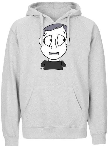 Lost and Concerned (8) - comic, comics, comic style, comic stil, monster, halloween, sad, traurig, traurigkeit, depression, allein, alleine, einsam, trauer, angsthase - Fairtrade Hoodie