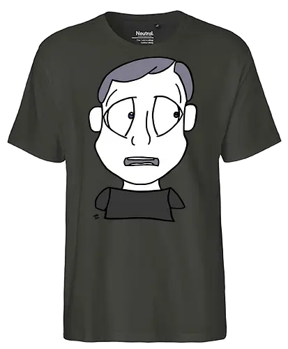 Lost and Concerned (8) - comic, comics, comic style, comic stil, monster, halloween, sad, traurig, traurigkeit, depression, allein, alleine, einsam, trauer, angsthase - Fairtrade T-Shirt