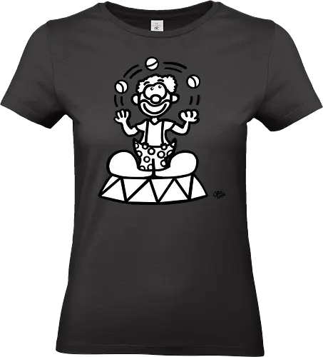 Clown - comic, comics, comic style, comic stil, monster, halloween, zirkus, manege, unterhaltung, akrobat, kind, kinder, clown - Standard T-Shirt (Women)