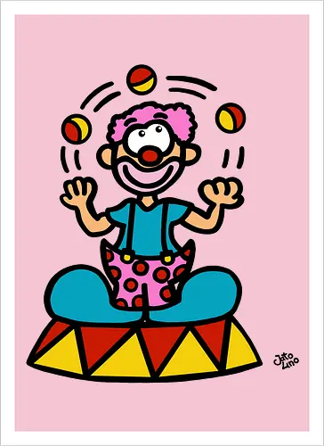 Clown (bunt)