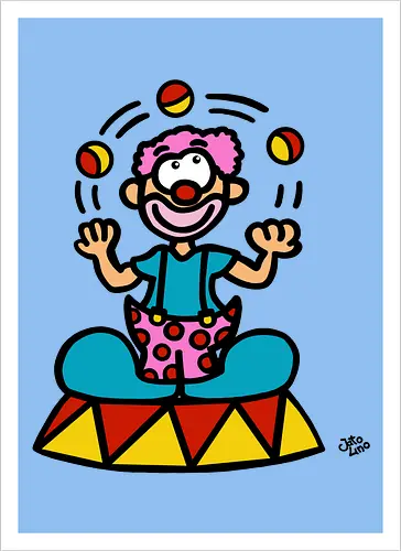 Clown (bunt)