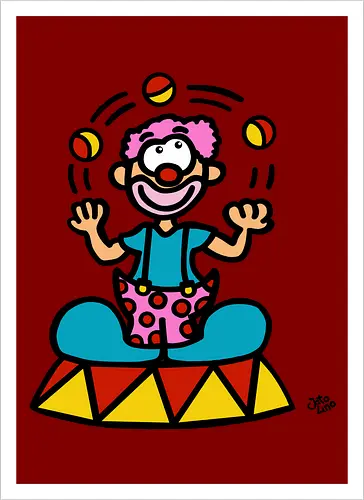 Clown (bunt)