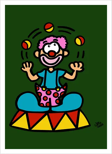 Clown (bunt)