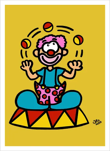 Clown (bunt)