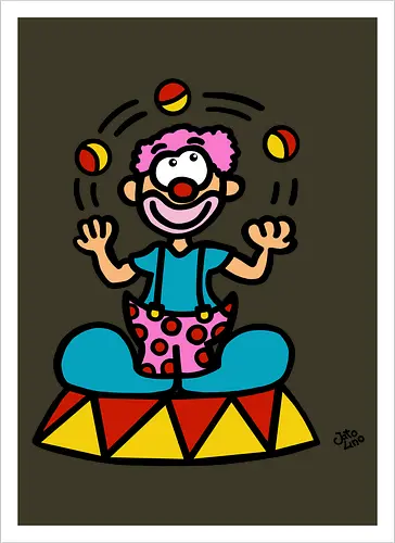 Clown (bunt)
