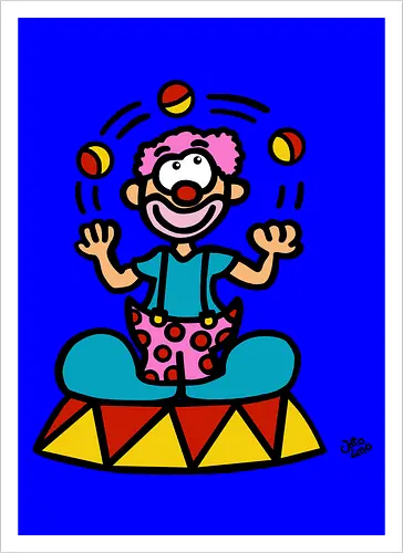 Clown (bunt)