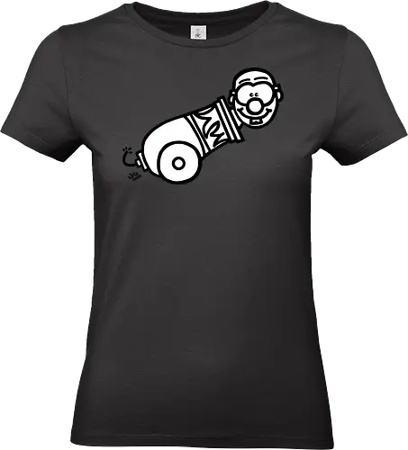 Kanone!  - comic, comics, comic style, comic stil, monster, halloween, zirkus, manege, unterhaltung, akrobat, kind, kinder, clown - Standard T-Shirt (Women)