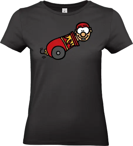 Kanone! (bunt 1) - comic, comics, comic style, comic stil, monster, halloween, zirkus, manege, unterhaltung, akrobat, kind, kinder, clown - Standard T-Shirt (Women)