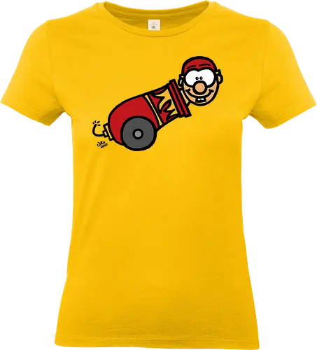 Kanone! (bunt 1) - comic, comics, comic style, comic stil, monster, halloween, zirkus, manege, unterhaltung, akrobat, kind, kinder, clown - Standard T-Shirt (Women)