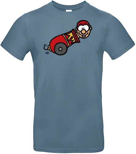 Kanone! (bunt 1) - comic, comics, comic style, comic stil, monster, halloween, zirkus, manege, unterhaltung, akrobat, kind, kinder, clown - Standard T-Shirt
