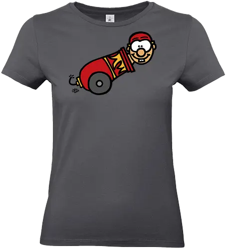 Kanone! (bunt 1) - comic, comics, comic style, comic stil, monster, halloween, zirkus, manege, unterhaltung, akrobat, kind, kinder, clown - Standard T-Shirt (Women)