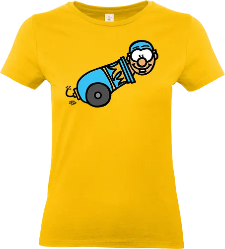 Kanone! (bunt 2) - comic, comics, comic style, comic stil, monster, halloween, zirkus, manege, unterhaltung, akrobat, kind, kinder, clown - Standard T-Shirt (Women)