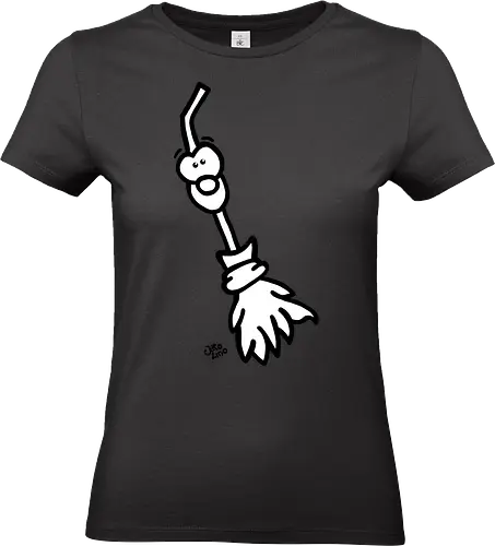 Hexenbesen - Comic, Comic Style, Comic Stil, Zeichnung, comics, zauberei, zauberer, hexe, drache, besen, hexen, hexerei, magie, zauberkraft - Standard T-Shirt (Women)