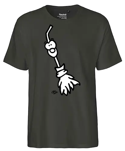 Hexenbesen - Comic, Comic Style, Comic Stil, Zeichnung, comics, zauberei, zauberer, hexe, drache, besen, hexen, hexerei, magie, zauberkraft - Fairtrade T-Shirt
