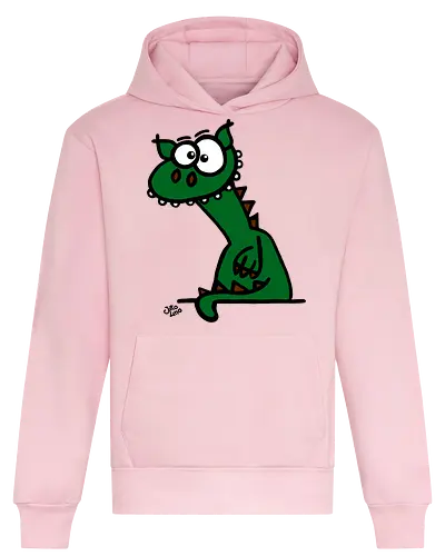 Drache (grün) - Comic, Comic Style, Comic Stil, Zeichnung, comics, zauberei, zauberer, hexe, drache, besen, hexen, hexerei, magie, zauberkraft, drachen, niedlich - Heavyweight Hoodie