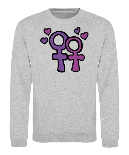Love is Love - Augen, Comic, Comic Style, Comic Stil, Zeichnung, comics, niedlich, albern, lustig, witzig, bunt, drag, drag queen, lgbt, queer, lgbtq, lgbtqia+, lesbisch - Sweatshirt