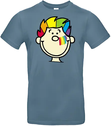 Grinsekind - Augen, Comic, Comic Style, Comic Stil, Zeichnung, comics, niedlich, albern, lustig, witzig, bunt, drag, drag queen, lgbt, queer, lgbtq, lgbtqia+, lesbisch, regenbogen - Standard T-Shirt