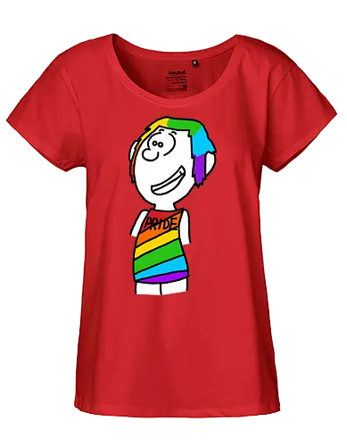 Pride - Augen, Comic, Comic Style, Comic Stil, Zeichnung, comics, niedlich, albern, lustig, witzig, bunt, drag, lgbt, queer, lgbtq, lgbtqia+, drag queen - Fairtrade Girl Shirt
