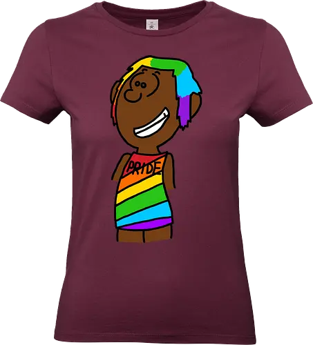 Pride - Augen, Comic, Comic Style, Comic Stil, Zeichnung, comics, niedlich, albern, lustig, witzig, bunt, drag, drag queen, lgbt, queer, lgbtq, lgbtqia+ - Standard T-Shirt (Women)