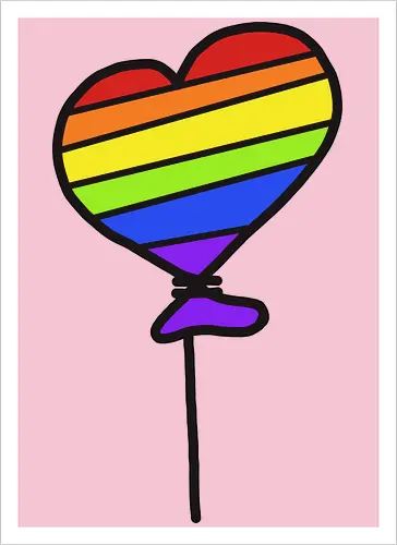 Regenbogenballon