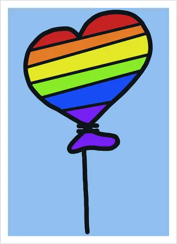 Regenbogenballon
