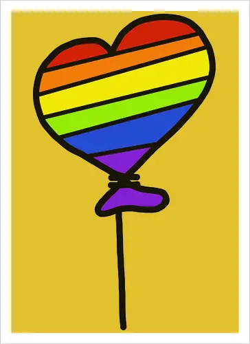 Regenbogenballon