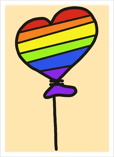 Regenbogenballon