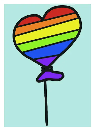 Regenbogenballon