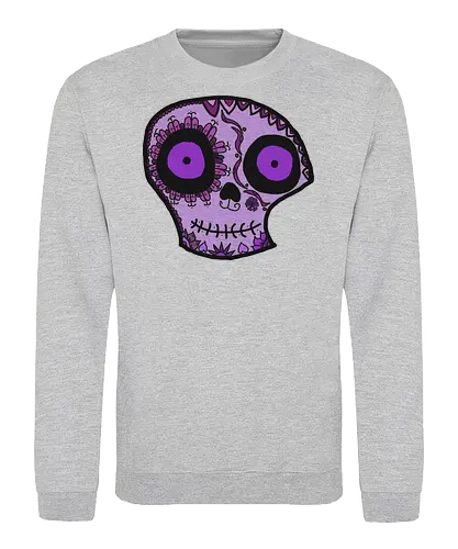 Dias - Augen, Comic, Comic Style, Comic Stil, Zeichnung, comics, niedlich, albern, lustig, witzig, bunt, dias, schädel, grusel, horror - Sweatshirt