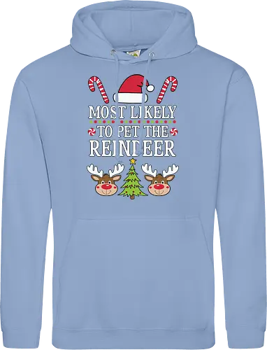 Most likely to pet the reindeer