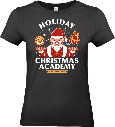 xmas academy  - xmas, christmas, santaclaus, cool, holiday, rich, holy, beautiful - Standard T-Shirt (Women)