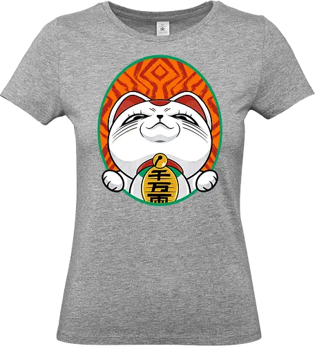turbo cat  - cat, animal, cute, funny, shape, catlover, fun, luckycat - Standard T-Shirt (Women)
