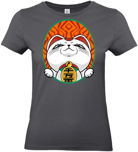 turbo cat  - cat, animal, cute, funny, shape, catlover, fun, luckycat - Standard T-Shirt (Women)
