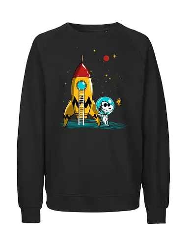 Space explorer - comics, cute, space, cartoon, charlie brown - Fairtrade Sweatshirt