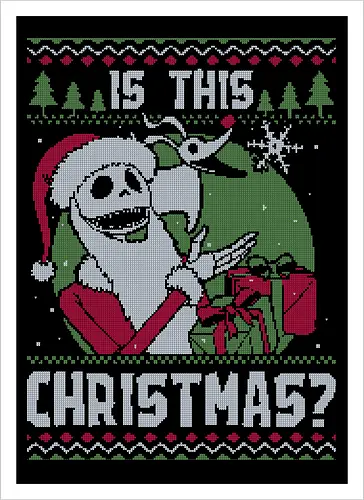 Ugly Sweater Skeleton Christmas