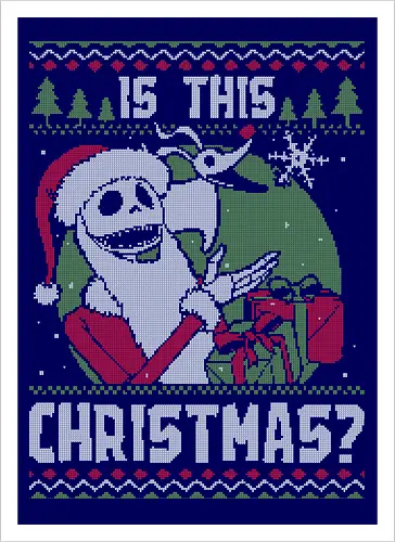 Ugly Sweater Skeleton Christmas