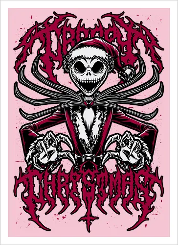 Creepy Christmas Skeleton