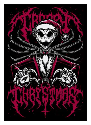 Creepy Christmas Skeleton
