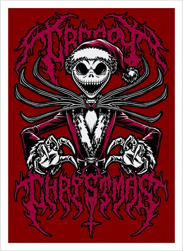 Creepy Christmas Skeleton
