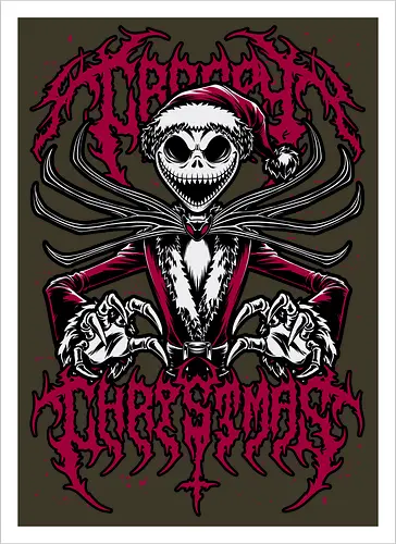 Creepy Christmas Skeleton